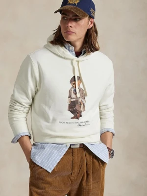 Polo Ralph Lauren bluza męska kolor biały z kapturem 710980306