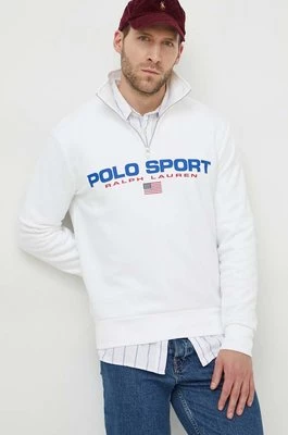 Polo Ralph Lauren bluza męska kolor biały z nadrukiem 710835766