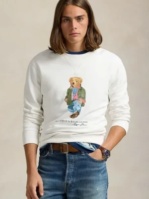 Polo Ralph Lauren bluza męska kolor biały z nadrukiem 710953718