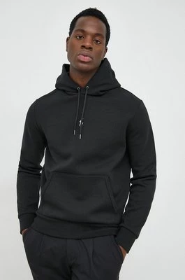 Polo Ralph Lauren bluza męska kolor czarny z kapturem gładka
