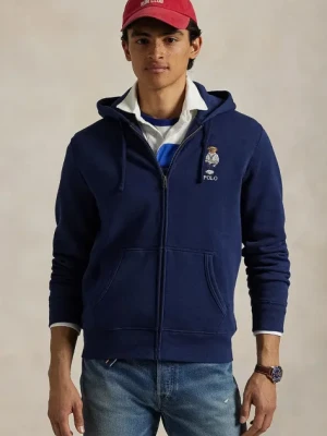 Polo Ralph Lauren bluza męska kolor granatowy z kapturem gładka 710963820