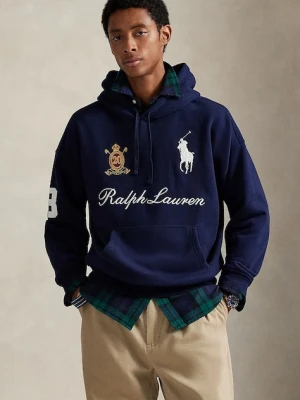 Polo Ralph Lauren bluza męska kolor granatowy z kapturem wzorzysta 710P03957