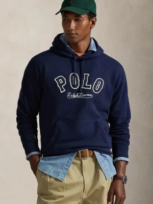 Polo Ralph Lauren bluza męska kolor granatowy z kapturem z aplikacją 710P04872