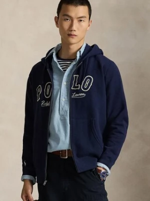 Polo Ralph Lauren bluza męska kolor granatowy z kapturem z aplikacją 710P04874