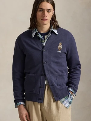 Polo Ralph Lauren bluza męska kolor niebieski z aplikacją 710980316