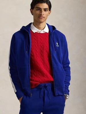 Polo Ralph Lauren bluza męska kolor niebieski z kapturem gładka 710953165