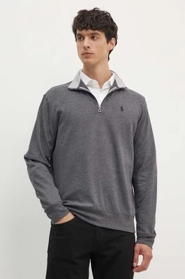Polo Ralph Lauren bluza męska kolor szary gładka