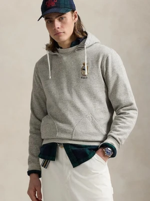 Polo Ralph Lauren bluza męska kolor szary z kapturem gładka 710971780