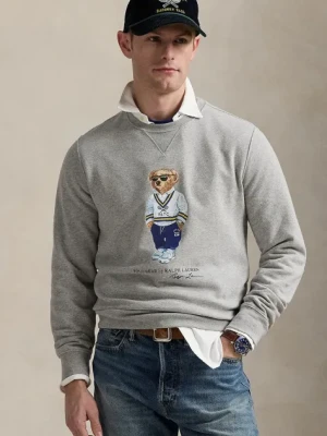 Polo Ralph Lauren bluza męska kolor szary z nadrukiem 710973145