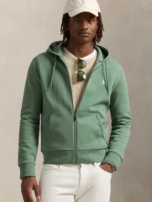 Polo Ralph Lauren bluza męska kolor zielony z kapturem gładka 710881517