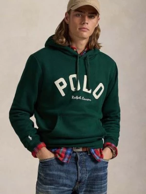 Polo Ralph Lauren bluza męska kolor zielony z kapturem z nadrukiem 710952040