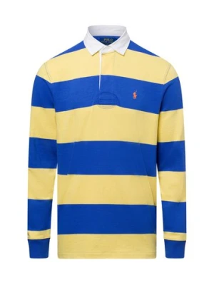 Polo Ralph Lauren Bluza męska Mężczyźni Bawełna niebieski|żółty w paski,