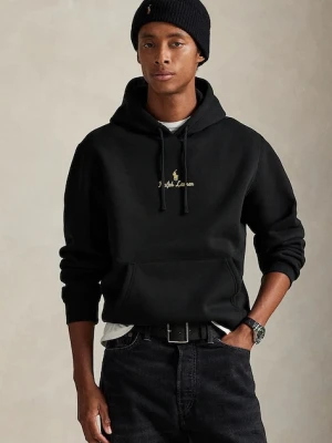 Polo Ralph Lauren bluza męski kolor czarny z kapturem z aplikacją 710981781