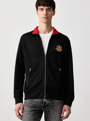 Polo Ralph Lauren bluza rozpinana męska z bawełną czarny