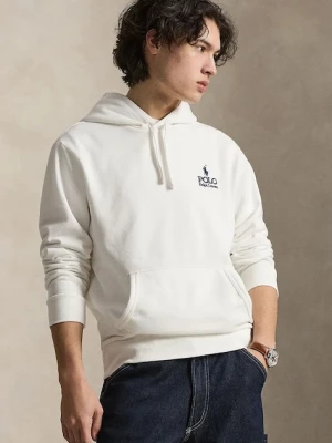 Polo Ralph Lauren bluza z kapturem męska z bawełną biały