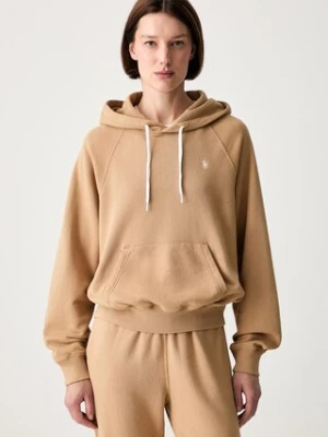 Polo Ralph Lauren bluza z kapturem z bawełną damska