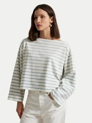 Polo Ralph Lauren Bluzka 211959103003 Écru Relaxed Fit Kremowy