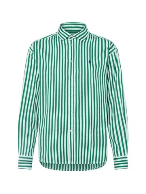 Polo Ralph Lauren Bluzka damska Kobiety Bawełna zielony|biały w paski,