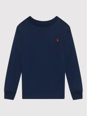 Polo Ralph Lauren Bluzka Ls Cn 323843804002 Granatowy Regular Fit