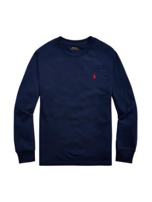 Polo Ralph Lauren Bluzka Ls Cn 323843804002 Granatowy Regular Fit