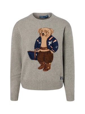 Polo Ralph Lauren bluzka z dzianiny z domieszką wełny i kaszmiru Kobiety Kaszmir szary