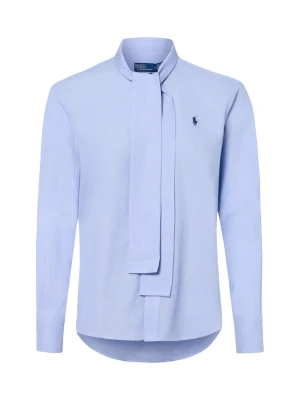 Polo Ralph Lauren bluzka z kokardą Kobiety Bawełna (100%) niebieski