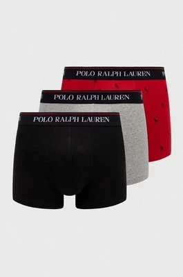 Polo Ralph Lauren bokserki 3-pack męskie kolor bordowy