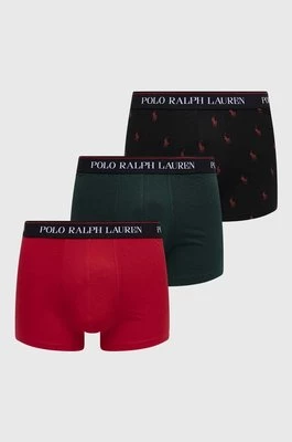 Polo Ralph Lauren bokserki 3-pack męskie kolor czarny