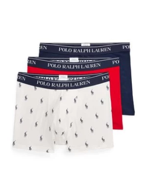 Polo Ralph Lauren bokserki 3-pack męskie kolor czerwony 714830299