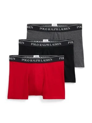 Polo Ralph Lauren bokserki 3-pack męskie kolor czerwony 714830299