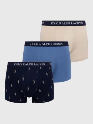 Polo Ralph Lauren bokserki 3-pack męskie kolor niebieski