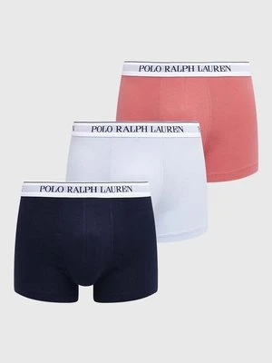 Polo Ralph Lauren bokserki 3-pack męskie kolor różowy