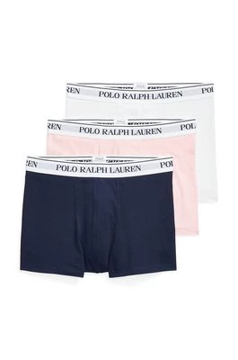 Polo Ralph Lauren bokserki 3-pack męskie kolor różowy 714830299