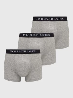 Polo Ralph Lauren bokserki 3-pack męskie kolor szary