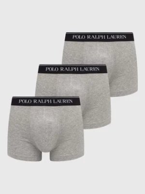 Polo Ralph Lauren bokserki 3-pack męskie kolor szary