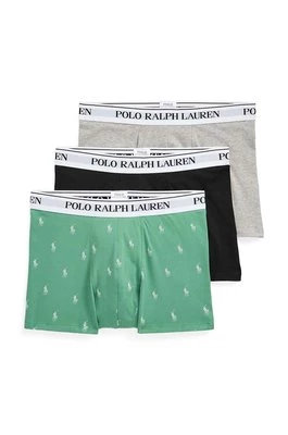 Polo Ralph Lauren bokserki 3-pack męskie kolor szary 714830299