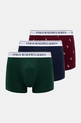 Polo Ralph Lauren bokserki 3-pack męskie kolor zielony 714830299