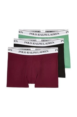 Polo Ralph Lauren bokserki 3-pack męskie kolor zielony 714830299