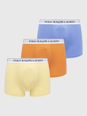 Polo Ralph Lauren bokserki 3-pack męskie kolor żółty