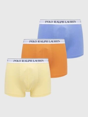 Polo Ralph Lauren bokserki 3-pack męskie kolor żółty