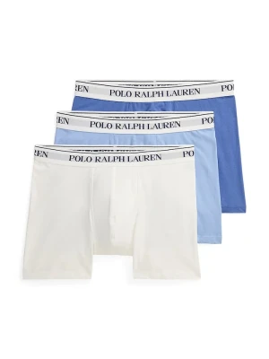 Polo Ralph Lauren bokserki męskie bawełniane z elastanem 3-pack biały