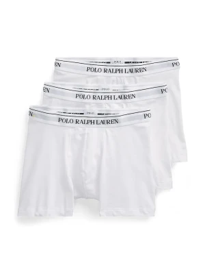 Polo Ralph Lauren bokserki męskie bawełniane z elastanem 3-pack biały