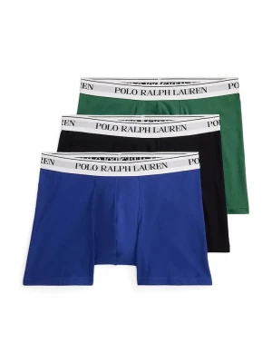 Polo Ralph Lauren bokserki męskie bawełniane z elastanem 3-pack czarny