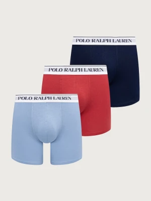 Polo Ralph Lauren bokserki męskie bawełniane z elastanem 3-pack granatowy