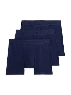 Polo Ralph Lauren bokserki męskie bawełniane z elastanem 3-pack granatowy