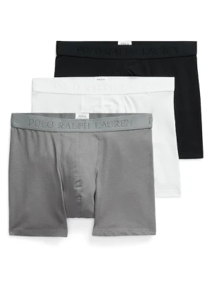 Polo Ralph Lauren bokserki męskie bawełniane z elastanem 3-pack czarny