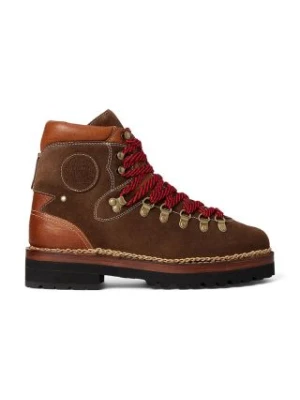 Polo Ralph Lauren buty zimowe skórzane Alpine Boot męskie kolor brązowy 812845751002