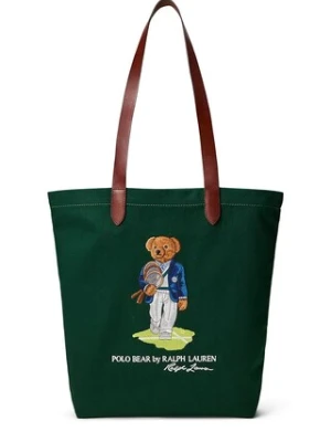 Polo Ralph Lauren CANVAS-SHOPPER-TTE-MED torebka shopper damska bawełniana