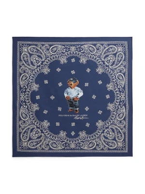 Polo Ralph Lauren chusta męska bawełniana niebieski
