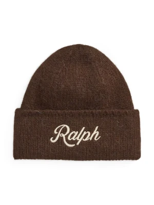 Polo Ralph Lauren czapka beanie męska wełniana brązowy